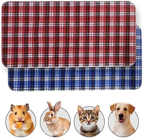 JT Pet Guinea Pig Cage Liner - Pack Of 4 Washable Pee Pads For Dogs, Smooth Fleece Guinea Pig Bedding For Cage & Crates, Reusable & Waterproof Puppy Pee Pads - 36x24 Inches, Brown Grey - Image 11