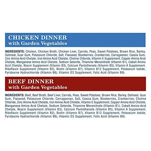 Blue Buffalo Homestyle Recipe Chicken & Beef Pate Wet Dog Food Variety Pack For Adult Dogs, Whole Grain, 12.5 Oz. Cans (6 Pack) - Image 2